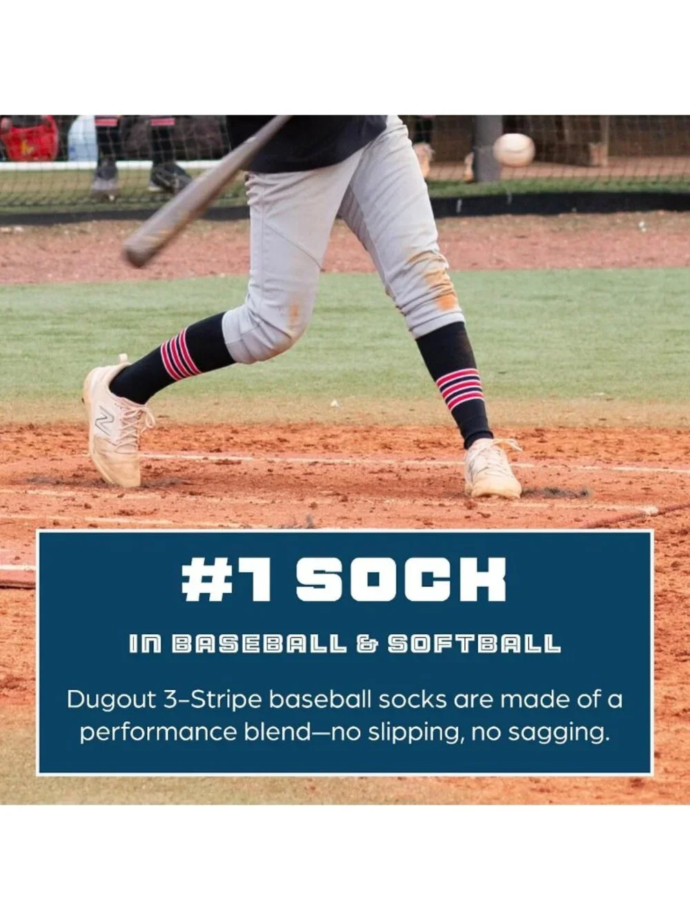 Softball & Baseball Socks | USA Made | Soft, Comfortable | Sizes for All Ages